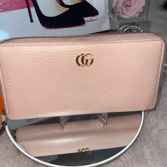 Gucci Handbags - Gucci Marmont zippy long wallet